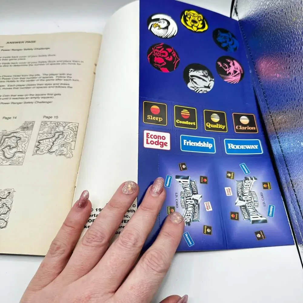 MIGHTY MORPHIN POWER RANGERS ZORDON'S RULES poster and coloring book - Picture 2 of 11